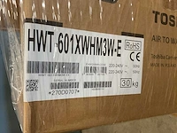 Toshiba - r32 estia - hwt-401hw-e / hwt-601xwhm3w-e - lucht-water warmtepomp set - afbeelding 5 van  6