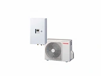 Toshiba - r32 estia - hwt-601hw-e / hwt-601xwhm3w-e - lucht-water warmtepomp set