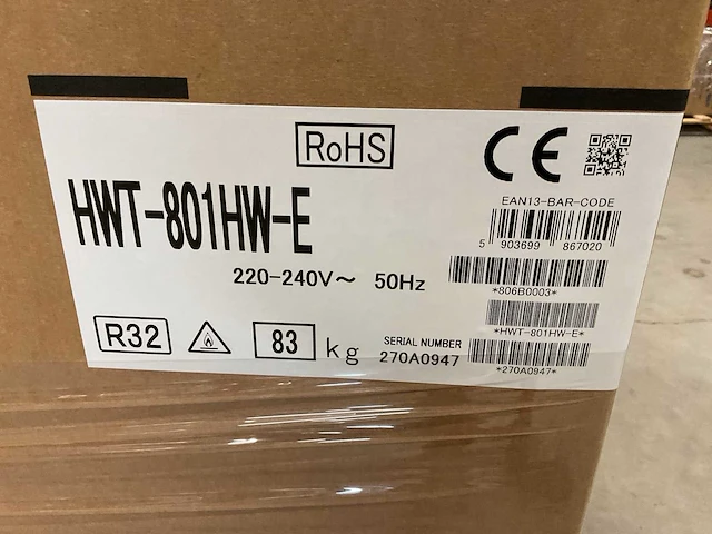 Toshiba - r32 estia - hwt-801hw-e / hwt-1101xwhm3w-e - lucht-water warmtepomp set - afbeelding 5 van  6