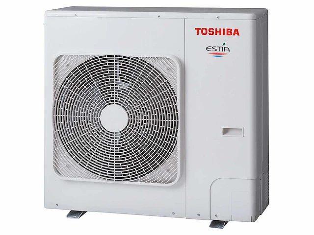 Toshiba - r32 estia - hwt-801hw-e / hwt-1101xwhm3w-e - lucht-water warmtepomp set - afbeelding 2 van  6