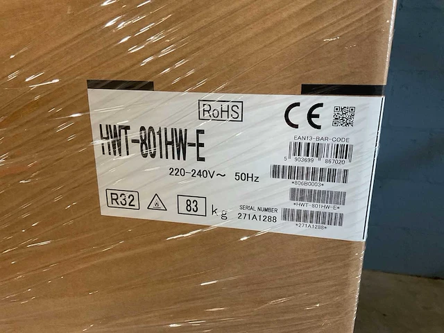 Toshiba - r32 estia - hwt-801hw-e / hwt-1101xwhm3w-e - lucht-water warmtepomp set - afbeelding 5 van  6