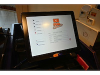 Toshiba 6200-fc8225 cash it 4.80 touchscreen kassa systeem met bonnenprinter en geldtester - afbeelding 2 van  5