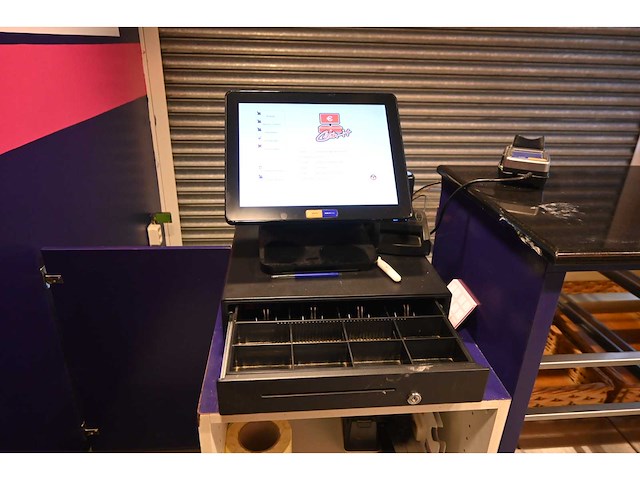 Toshiba 6200-fc8225 cash it 4.80 touchscreen kassa systeem met bonnenprinter en geldtester - afbeelding 1 van  6