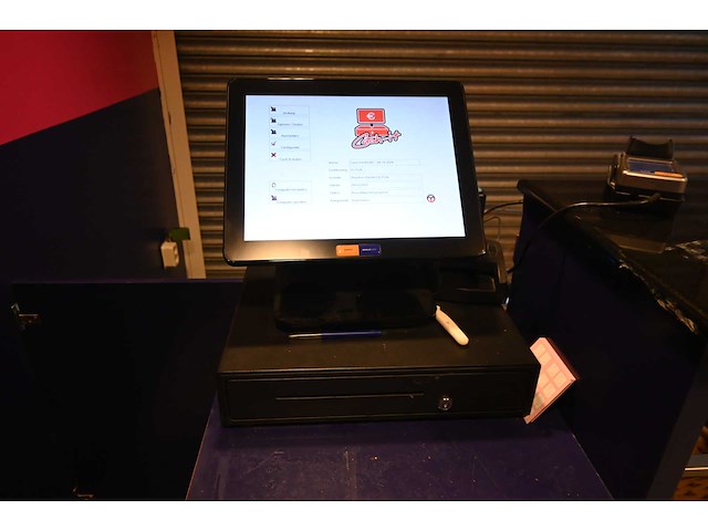 Toshiba 6200-fc8225 cash it 4.80 touchscreen kassa systeem met bonnenprinter en geldtester - afbeelding 2 van  6
