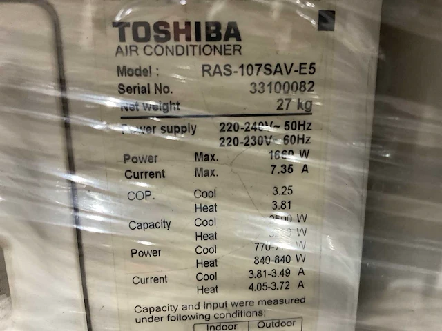 Toshiba airconditioning (4x) - afbeelding 5 van  5