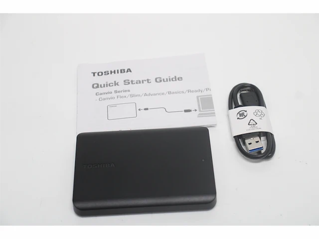 Toshiba canvio basics 1tb draagbare externe harde schijf usb 3.0, zwart hdtb510xk3aa - afbeelding 5 van  5