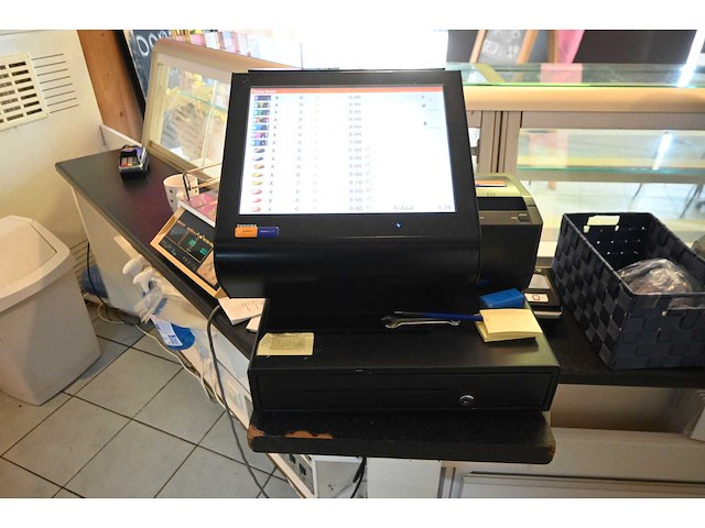 Toshiba cash it 4.80 touchscreen kassa systeem met bonnenprinter en geldtester - afbeelding 1 van  6