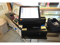 Toshiba cash it 4.80 touchscreen kassa systeem met bonnenprinter en geldtester - afbeelding 1 van  6