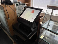 Toshiba mt 6140 e3r kleuren touchscreen kassasysteem met bonnenprinter en pinautomaat - afbeelding 1 van  8