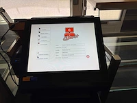 Toshiba mt 6140 e3r kleuren touchscreen kassasysteem met bonnenprinter en pinautomaat - afbeelding 2 van  8