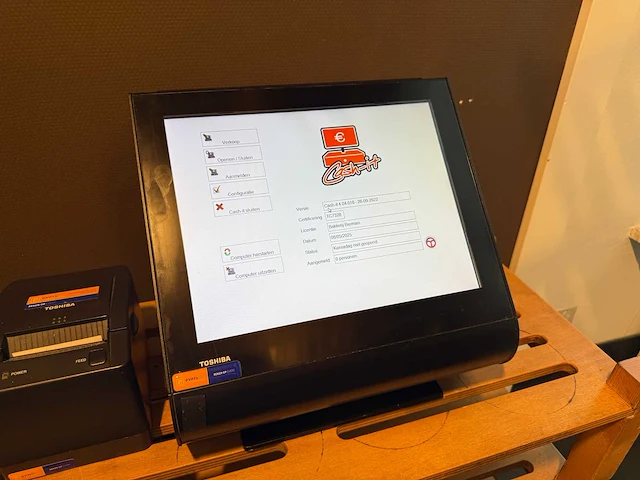 Toshiba mt 6140 e3r kleuren touchscreen kassasysteem met bonnenprinter - afbeelding 2 van  3