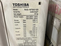 Toshiba ras -167sav-e5 airconditioning (2x) - afbeelding 5 van  5