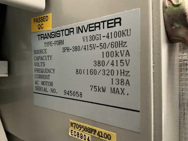 Toshiba tosvert -130g1 inverter - afbeelding 8 van  9