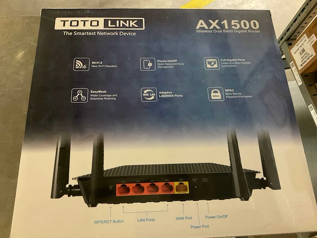 Totolink ax 1500 router - afbeelding 2 van  2
