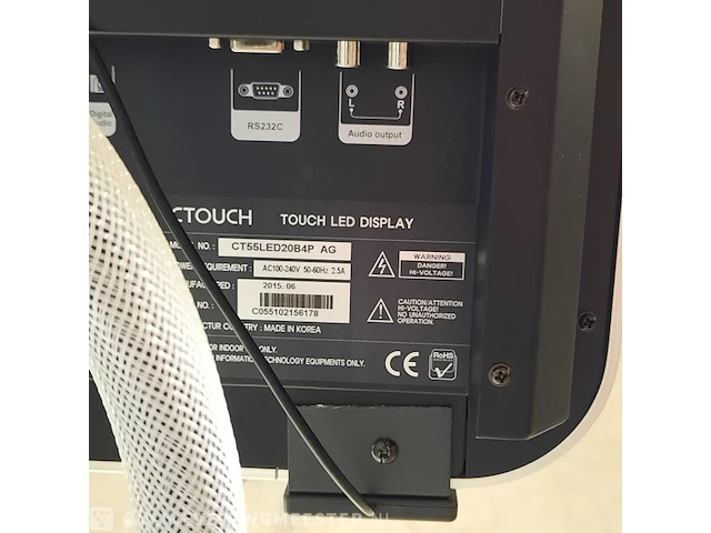 Touch screen monitor op standaard ctouch, ct55led20b4p - afbeelding 13 van  13