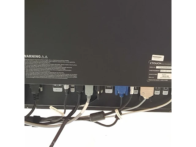 Touch screen monitor op verrijdbare standaard ctouch, ct75led80b20piruhd - afbeelding 4 van  13