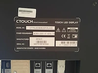Touch screen monitor op verrijdbare standaard ctouch, ct75led80b20piruhd - afbeelding 5 van  13