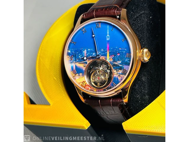 Tourbillon horloge - louis baoji - 21600 hz/hr - afbeelding 1 van  8