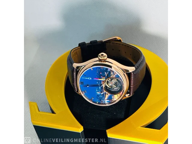 Tourbillon horloge - louis baoji - 21600 hz/hr - afbeelding 3 van  8