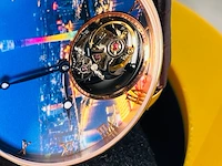 Tourbillon horloge - louis baoji - 21600 hz/hr - afbeelding 6 van  8