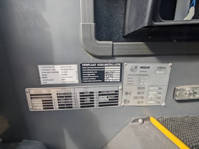 Touringcar, scania, k114 ib irizar new century high, 2005 - afbeelding 106 van  120