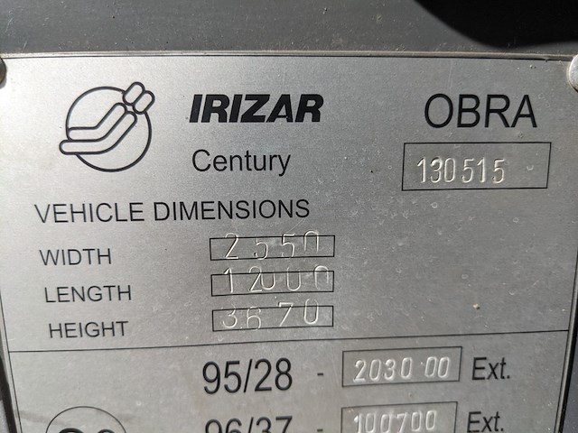 Touringcar, scania, k114 ib irizar new century high, 2005 - afbeelding 12 van  120