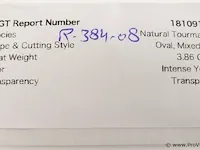 Tourmaline 3.86ct algt certified - afbeelding 8 van  9