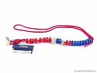 Touwarmband met zilveren bedeltjes - afbeelding 2 van  3