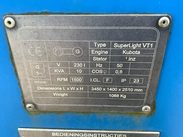 Tower light s.r.l. vt1 lichtmast aggregaat aanhangwagen - afbeelding 7 van  15