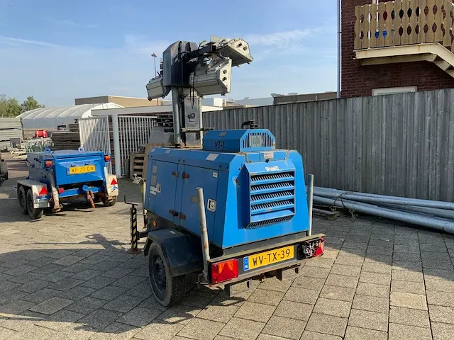Tower light s.r.l. vt1 lichtmast aggregaat aanhangwagen - afbeelding 9 van  15