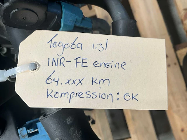 Toyota - 1.3l 1nr-fe - car engine - afbeelding 5 van  5