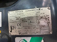 Toyota - 2012 - 8 fbekt 16 - vorkheftruck - afbeelding 10 van  18