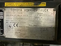 Toyota - 42-7-fgf25 a410 - vorkheftruck - afbeelding 6 van  15