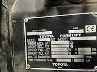 Toyota - 7fb25 - vorkheftruck, triplex, free-lift, side-shift - afbeelding 7 van  16