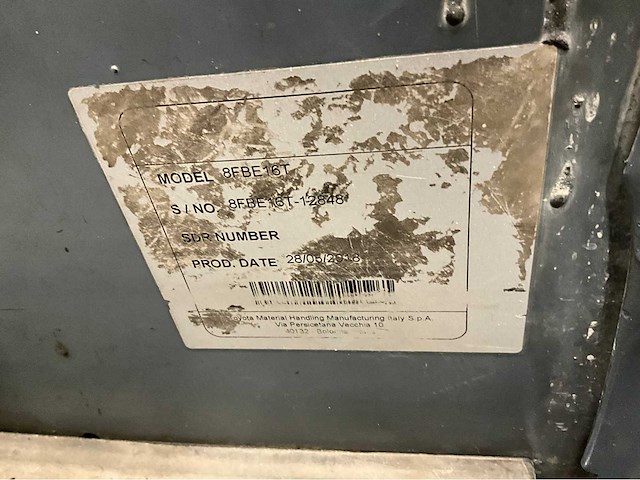 Toyota - 8fbe16t - vorkheftruck, vorkensteller, side-shift, bluespot, 2018 - afbeelding 13 van  21