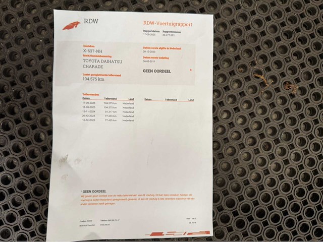 Toyota - daihatsu - charade - personenauto - 2011 - afbeelding 7 van  29