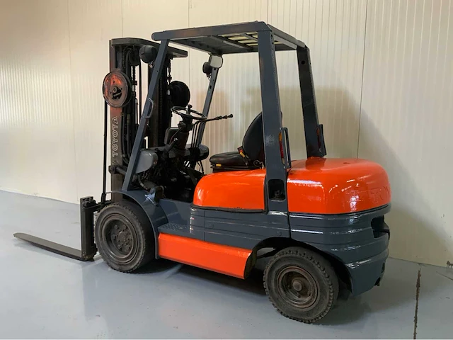 Toyota 02 6dfd 30 - 4.3m triplex, free-lift, 3de&4de funtie tot vorkenbord - vorkheftruck - afbeelding 7 van  14