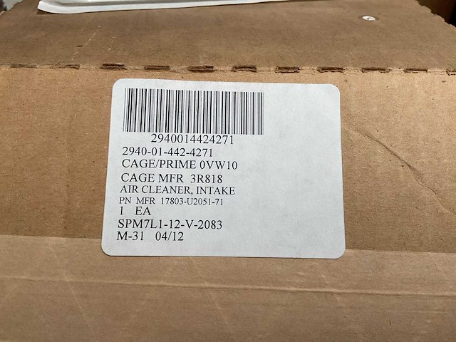 Toyota 17803-u2051-71 air cleaner (16x) - afbeelding 4 van  6