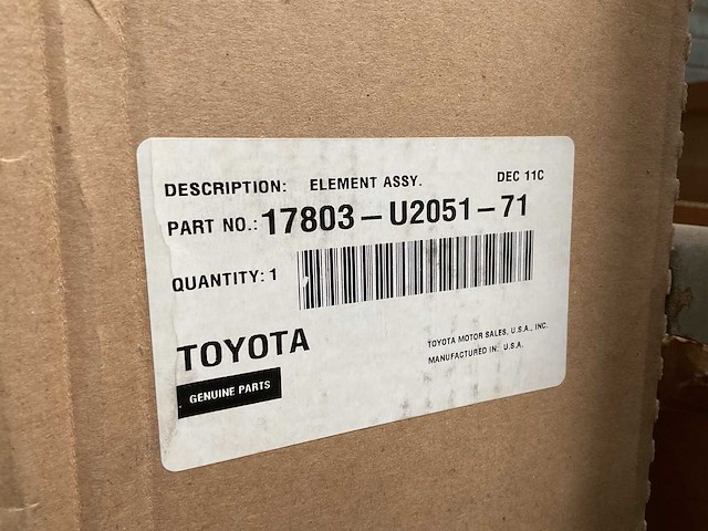 Toyota 17803-u2051-71 air cleaner (16x) - afbeelding 5 van  6