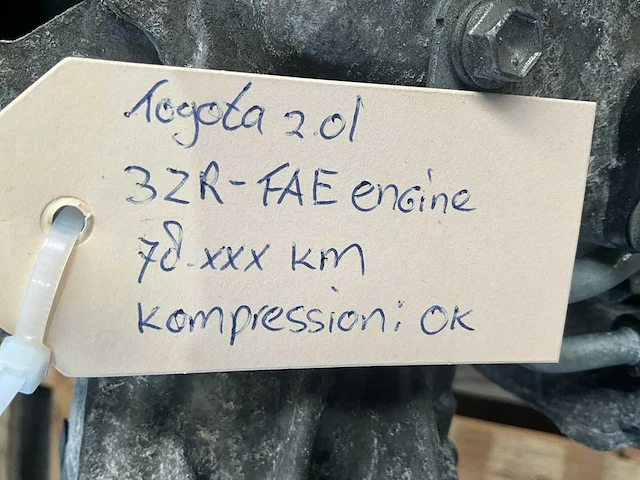 Toyota 2.0l 3zr-fae automotor - afbeelding 5 van  5