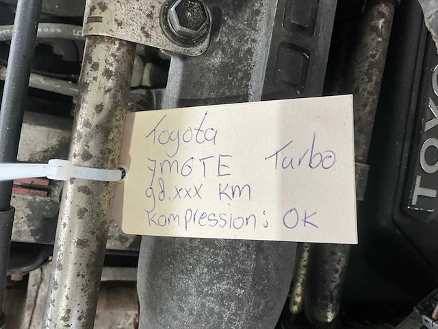Toyota 3.0l turbo 7mgte motor - afbeelding 8 van  8