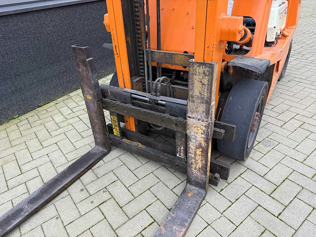 Toyota 42-4fg-25 2500kg lpg vorkheftruck - afbeelding 3 van  12
