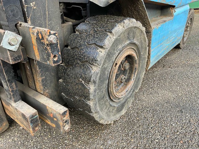 Toyota 4fb25 vorkheftruck - afbeelding 3 van  23