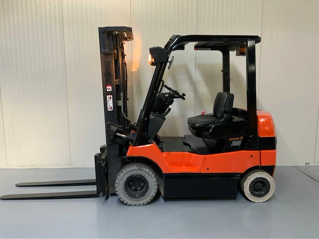 Toyota 7fb25 - 4.3m triplex, free-lift, side-shift - vorkheftruck - afbeelding 9 van  16