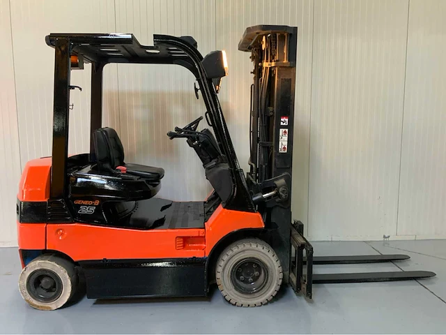 Toyota 7fb25 - 4.3m triplex, free-lift, side-shift - vorkheftruck - afbeelding 14 van  16