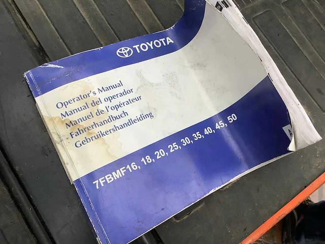 Toyota 7fbmf25 vorkheftruck - afbeelding 6 van  6