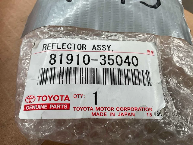 Toyota 81910-35040 reflector - afbeelding 6 van  7
