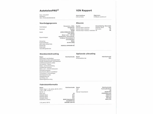 Toyota aygo 1.0 2009 - afbeelding 17 van  24