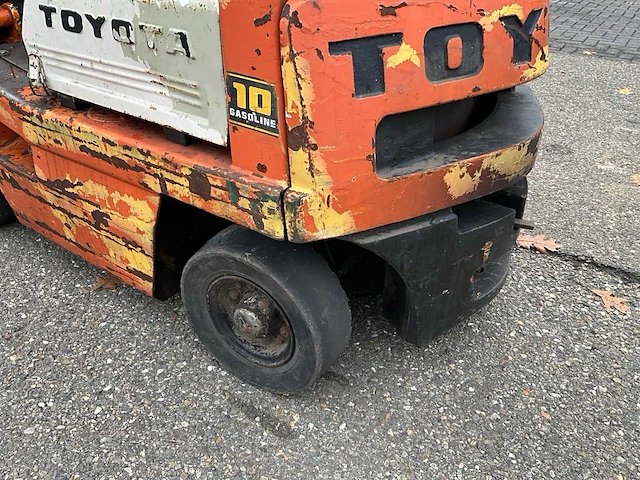 Toyota fgl10 benzine vorkheftruck - afbeelding 3 van  16