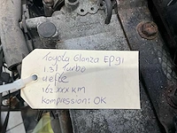 Toyota glanza ep91 4efte motorset - afbeelding 8 van  9